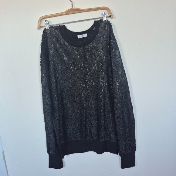 Equipment Black sparkle sequin sweater - Picture 2 of 7